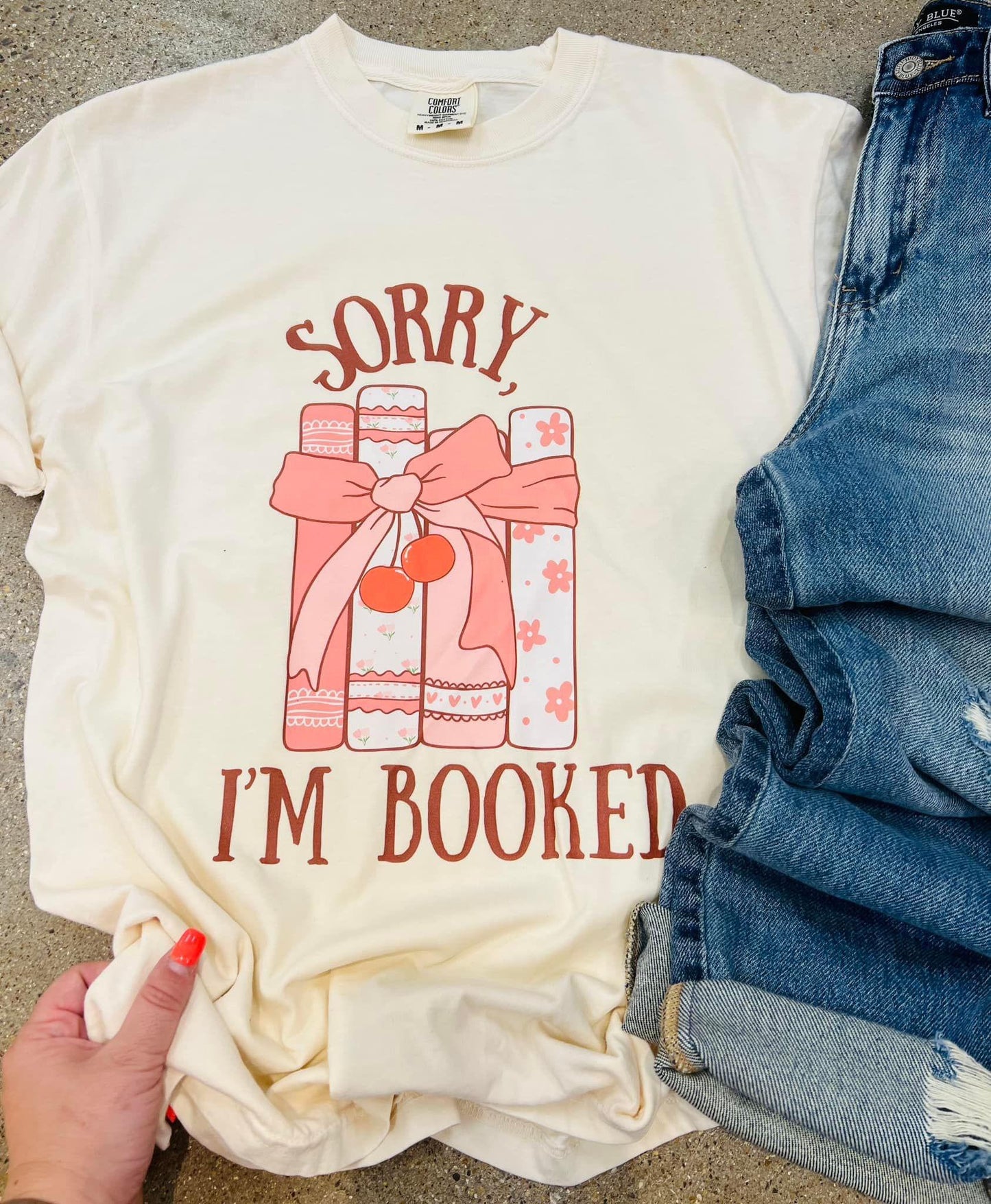 Sorry, I'm Booked Tee- 2XL