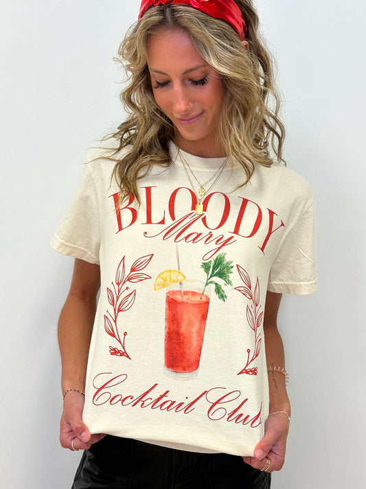 Bloody Mary Cocktail Club Tee- S,M,L,XL,2X,3X