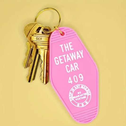 Getaway Car Hotel Keychain