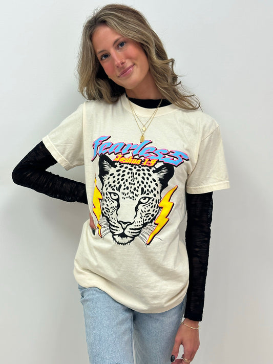 Fearless Leopard Tee