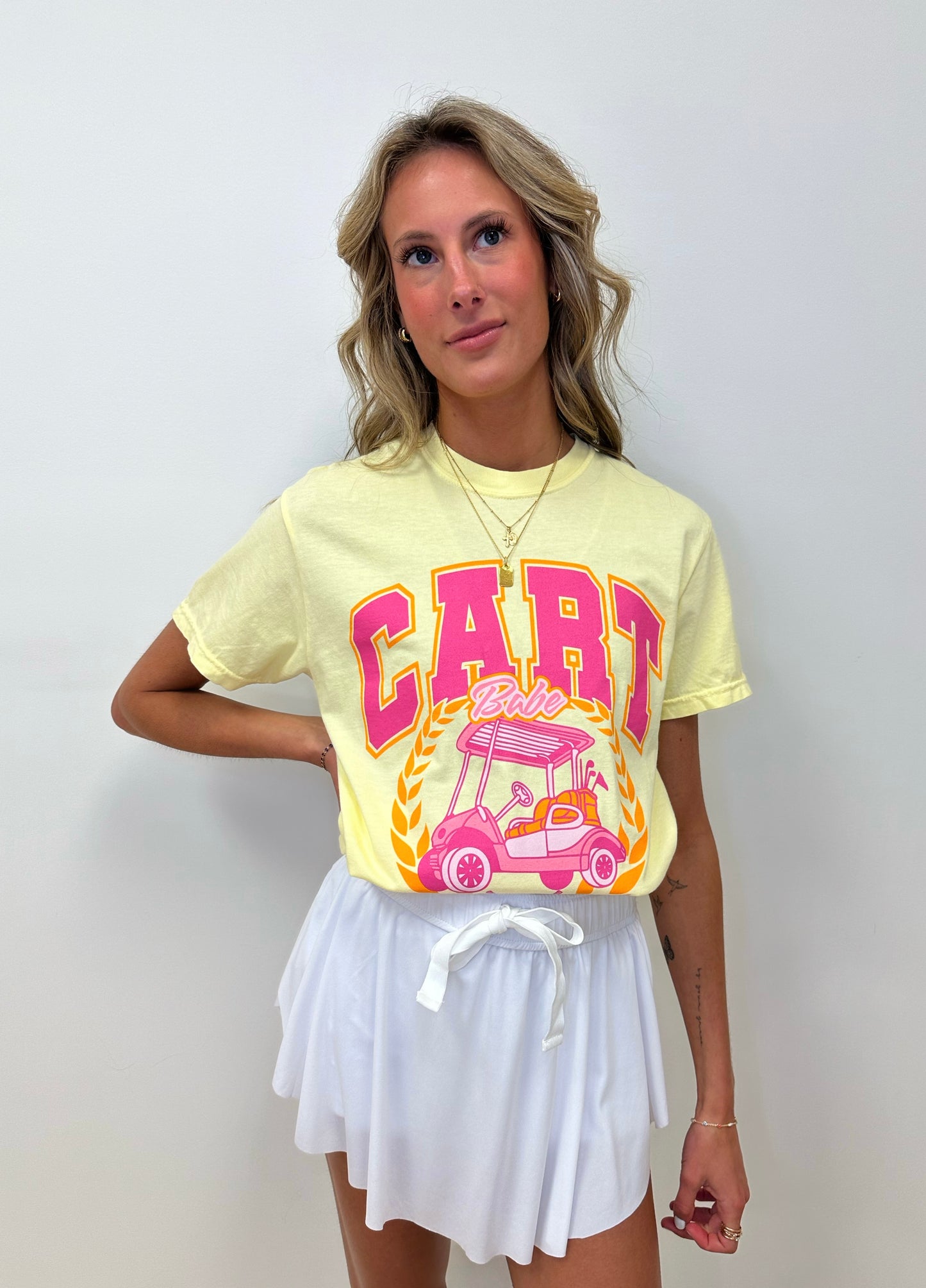 Golf Cart Babe Tee-2X,3X