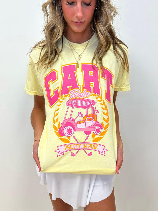 Golf Cart Babe Tee-2X,3X