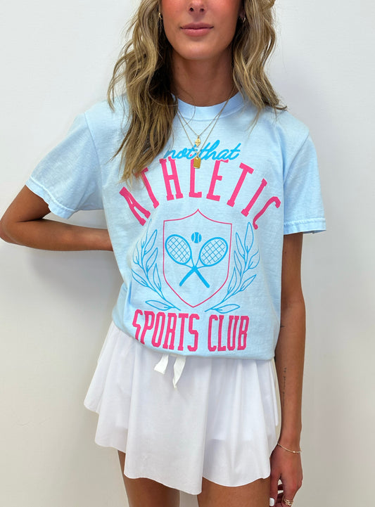 Not That Athletic Sports Club Tee- S,M,L,XL,2X,3X