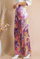 What A Time Tie-Dye Velvet Wide Leg Pants- S,L