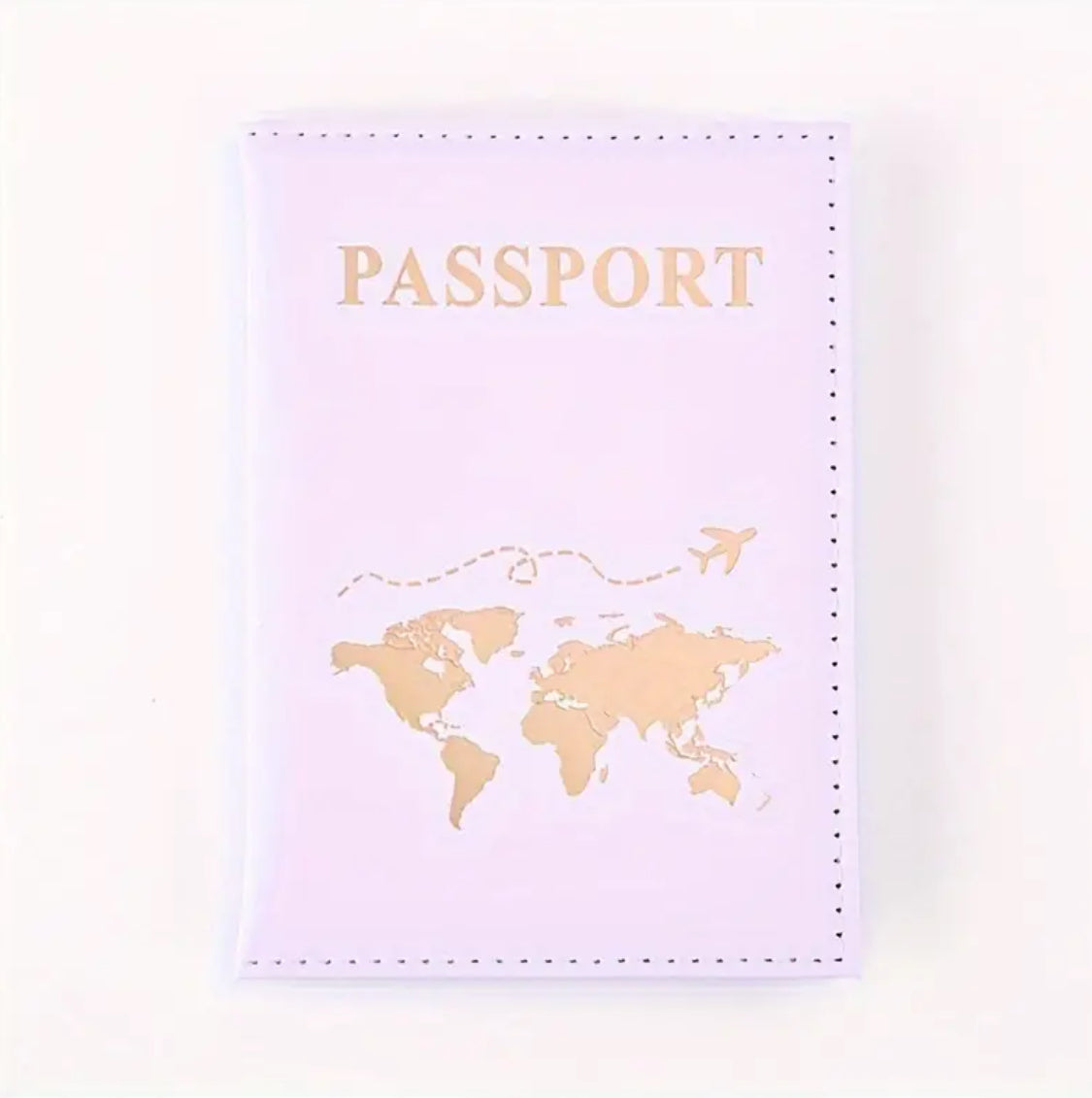 Pastel PU Leather Passport Cover