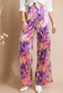 What A Time Tie-Dye Velvet Wide Leg Pants- S,L