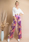 What A Time Tie-Dye Velvet Wide Leg Pants- S,L