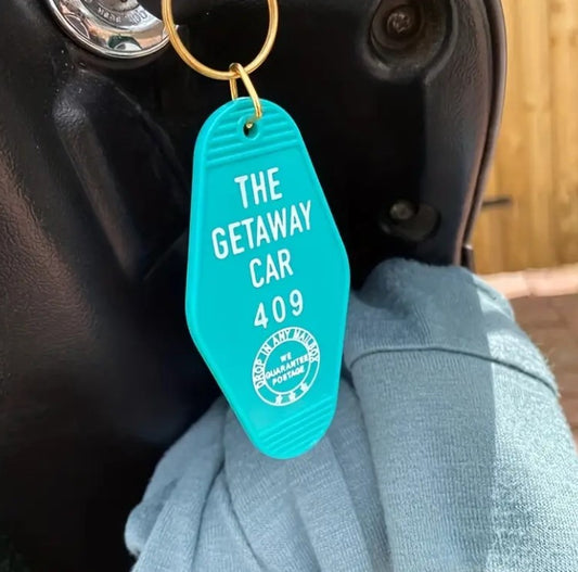 Getaway Car Hotel Keychain