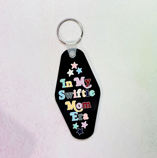 Swiftie Mom Era Hotel Keychain