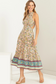 Wild Joy Printed Midi Dress- S,M,L