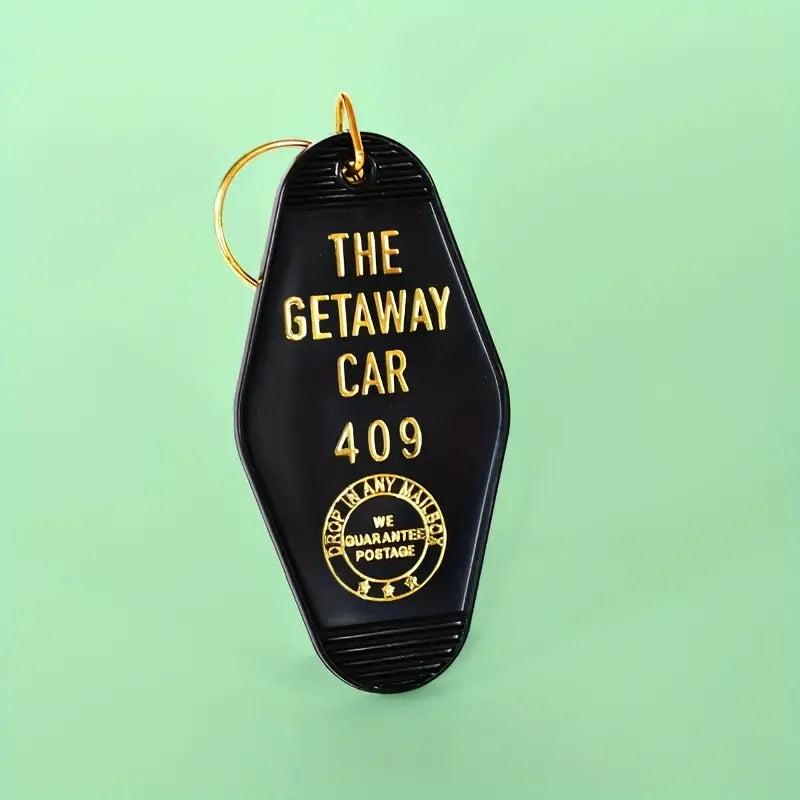 Getaway Car Hotel Keychain